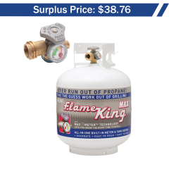 Cylinder-20 Lb Dot Opd Valve and Gauge