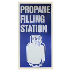 Sign-Metal Propane Filling 6 Ltrs