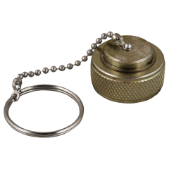 Cap-1-3/4 F Acme Brass Ring & Chain