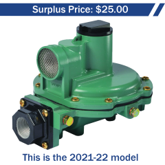 Regulator-2Nd 1/2X1/2Fpt 875K Btu 9-13Wc