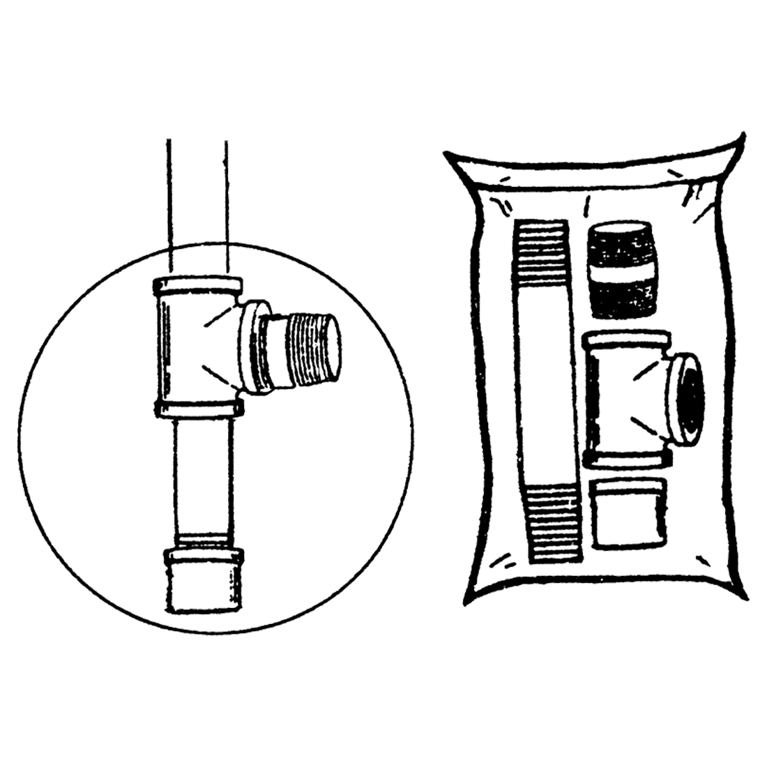 Drip Kit-3/4 Sch 40 Black Iron