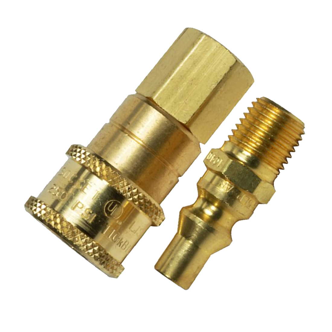Connector-Qck 1/4Mpt X Fpt Ex Fl Ml Plg