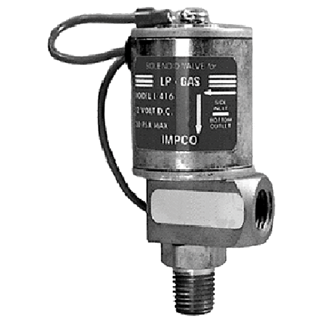 Lock-Off Lp Solenoid 1/4 12V