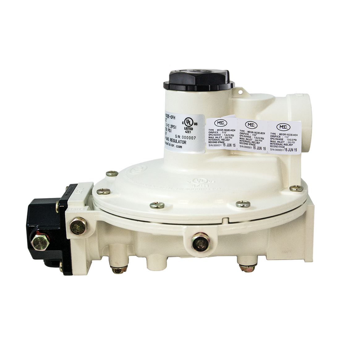 Regulator-Cpt Intg 1/4Fpt Inx1/2Fpt 2Psi