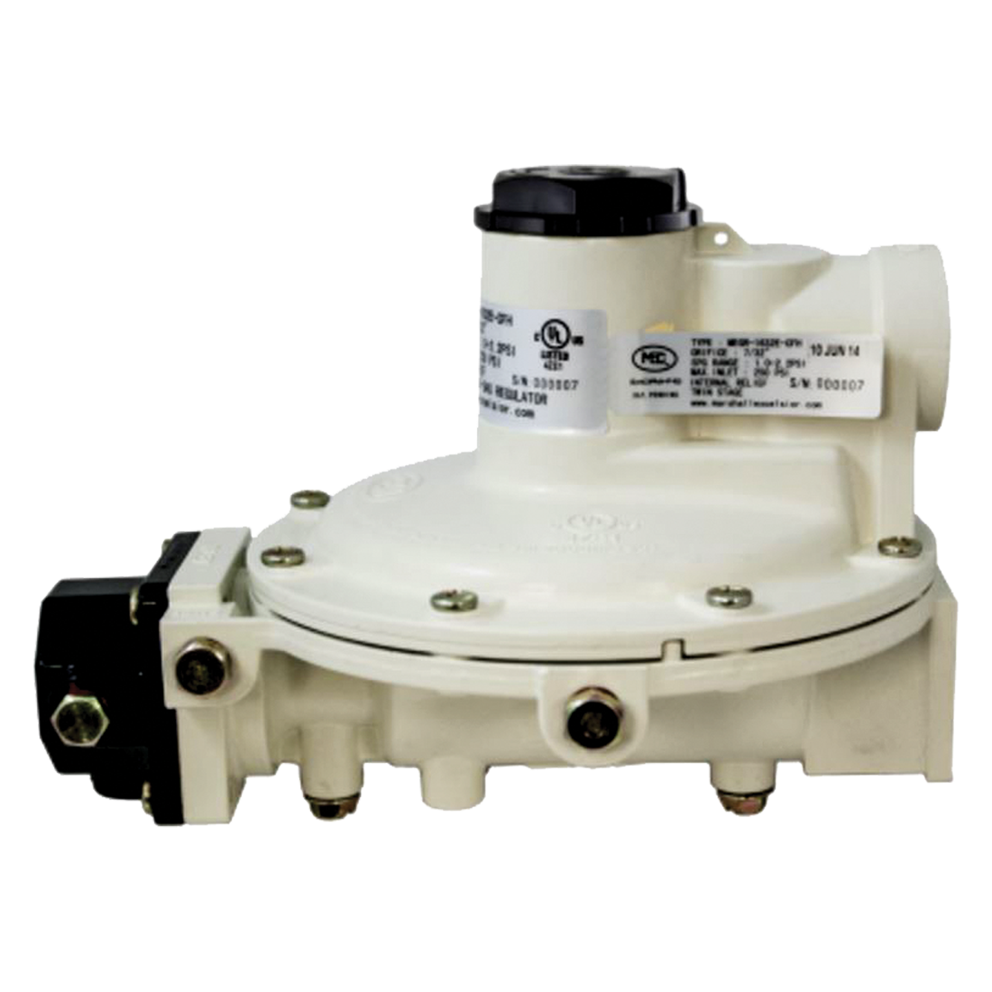 Regulator-Intg 1/4 Fpt X 3/4 Fpt 2Psi