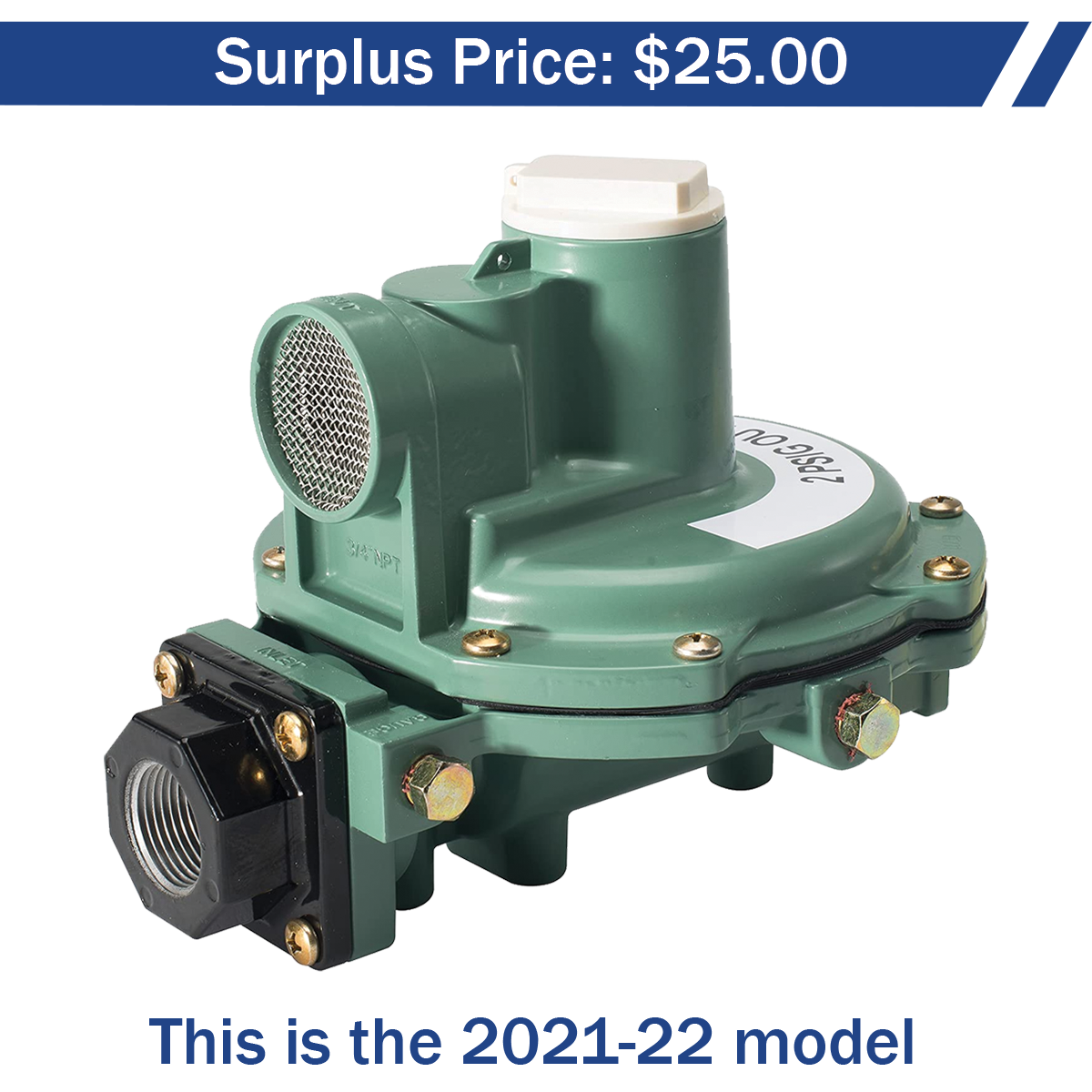 Regulator-2Psi 1/2X1/2Fpt 1.46M 1-2.2Psi